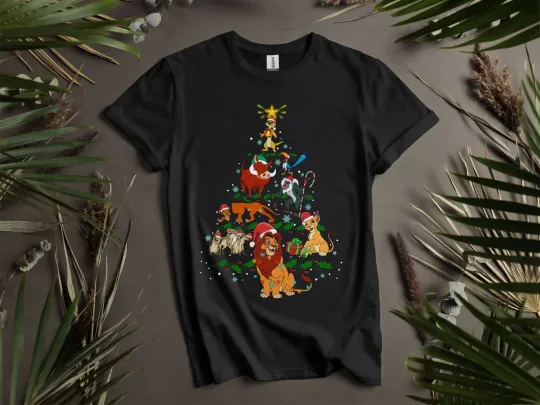 Discover Disney Lion King Characters Group T-shirt Men Women Unisex