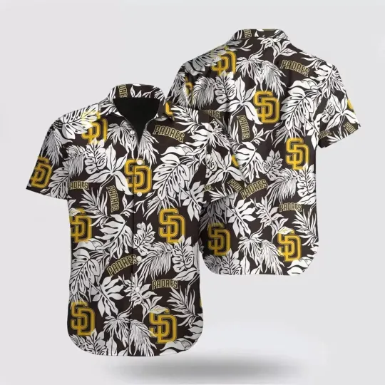 Discover San Diego Padres Tropical Jungle Hawaiian Shirt, Gift for Fan
