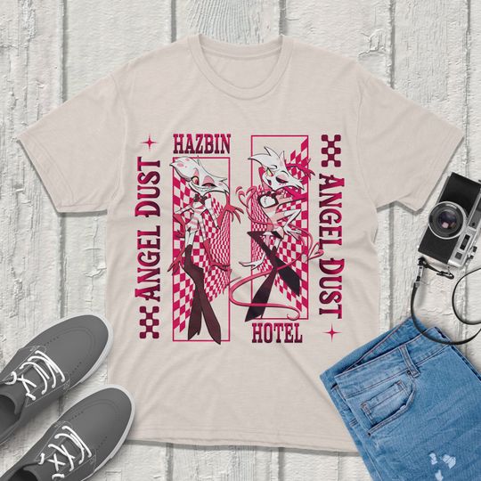 Angel Dust Hazbin Hotel T-Shirt: Stylish Trendy Apparel Featuring Your Favorite Characters