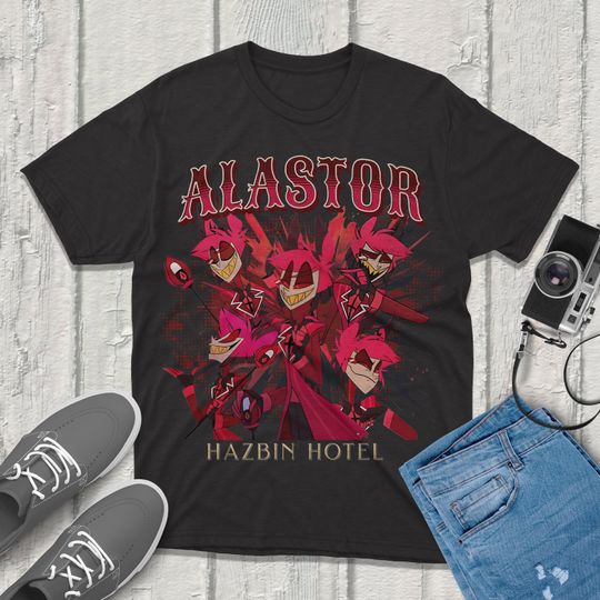 Alastor Hazbin Hotel Retro T-Shirt
