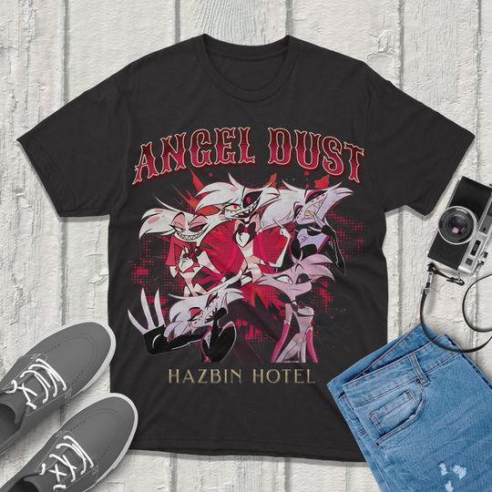 Discover Angel Dust Hazbin Hotel Retro T-Shirt