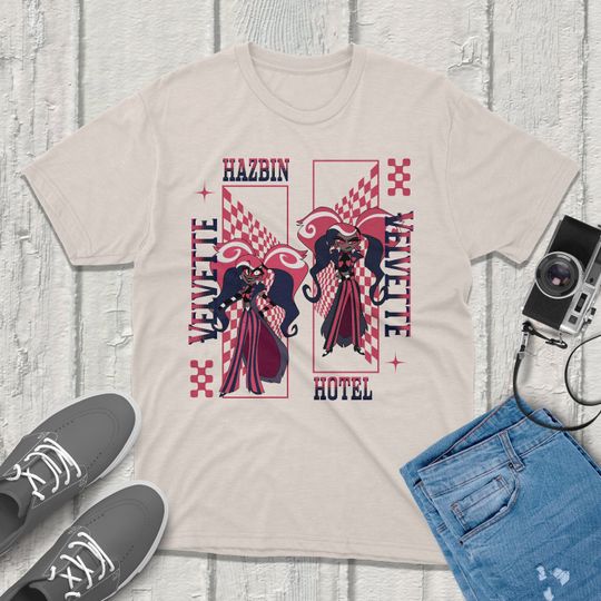Discover Velvette Hazbin Hotel T-Shirt: Stylish Trendy Apparel Featuring Your Favorite Character