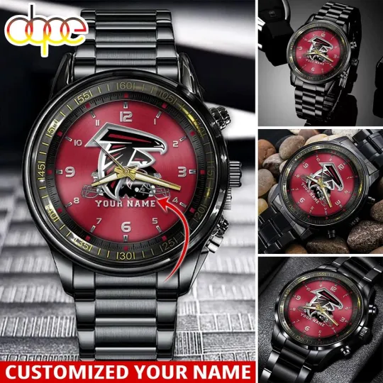 Discover Custom Atlantas Team Falconss Sport Stainless Steel Watch