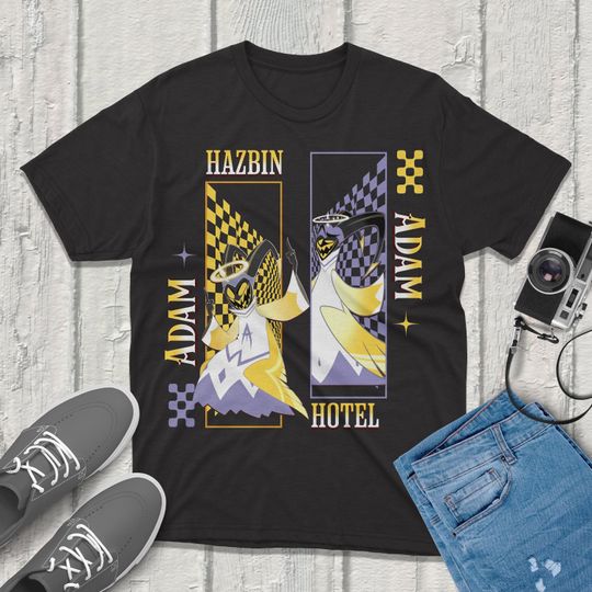 Discover Adam Hazbin Hotel T-Shirt: Stylish Trendy Apparel Featuring Your Favorite Characters