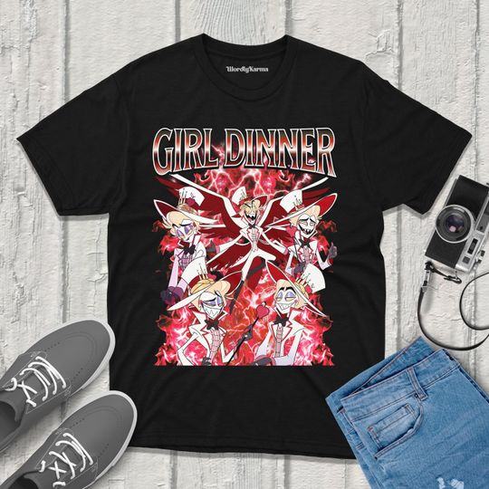 Lucifer Hazbin Hotel Retro fanmerch T-Shirt