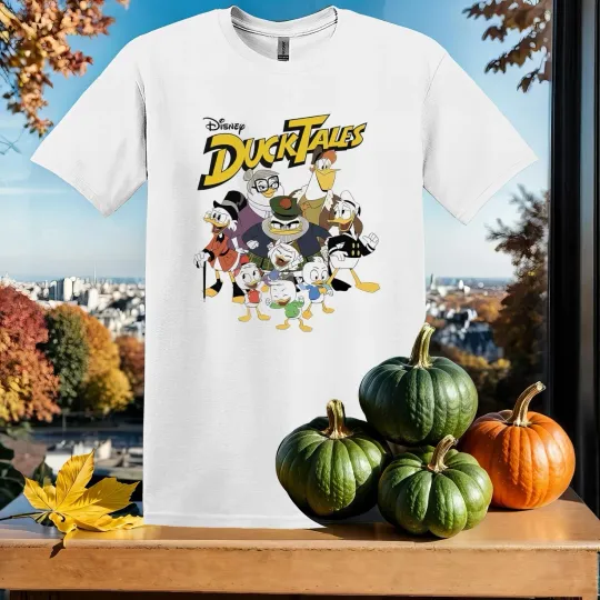 Discover DuckTales Group Shot Logo T-Shirt Kids Hoodie Men Women Unisex