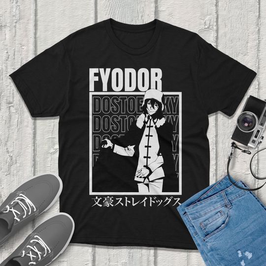 Fyodor Bungou Stray Dogs T-Shirt Anime Vintage Streetwear