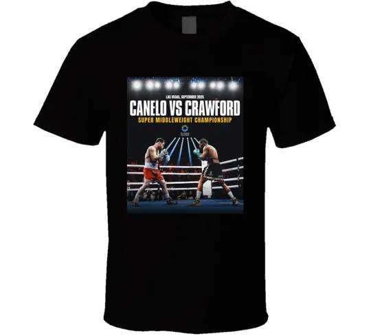 Canelo Alvarez vs Terence Crawford Boxing Match T-Shirt