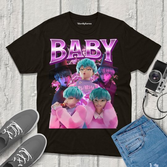 Discover Baby Kpop Demon Hunters Shirt Saja Boys Hunter Bootleg Unisex Vintage