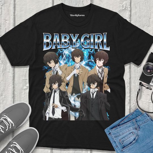 Dazai Bungou Stray Dogs T-Shirt Anime Vintage Streetwear