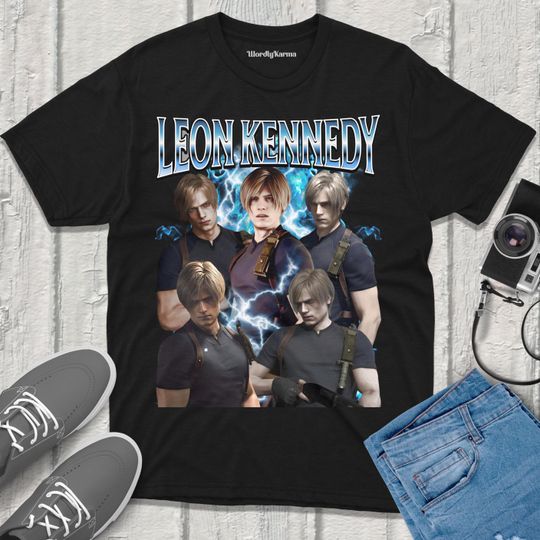 Discover Residence Evil Leon S. Kennedy Bootleg T-Shirt