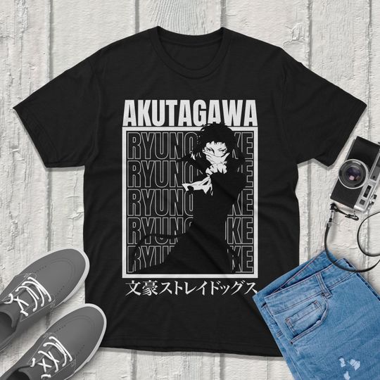 Akutagawa Bungou Stray Dogs T-Shirt Anime