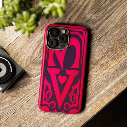 Velvette's Phone Case, Hazbin Hotel, Velvette, Velvet, Valentio, Vox, Overlord, Hell