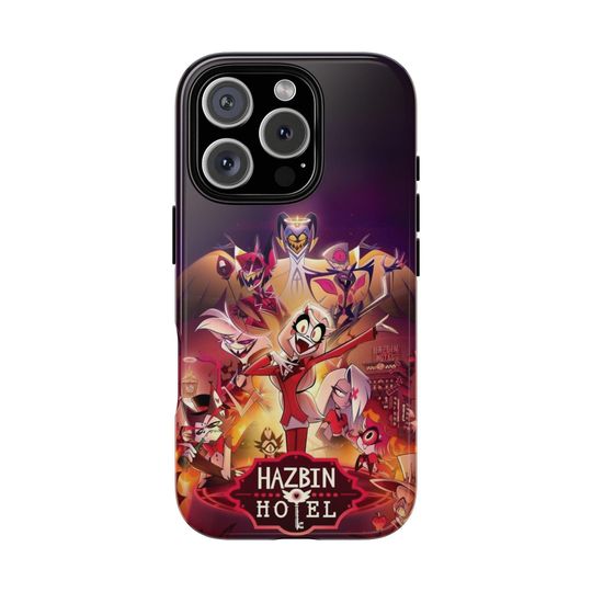 Anime carton, Phone Cases, Hazbin Hotel Inspired Tough Phone Covers