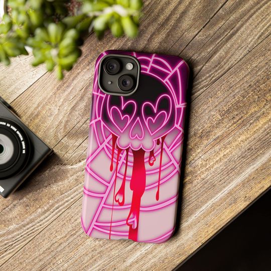Angel's Phone Case, Hazbin Hotel, Angel Dust, Angel, Sinner, Hell, Skull, Spider