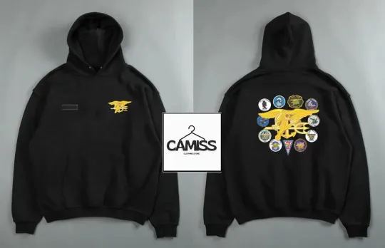 Custom Name US Navy Seals Hoodie, Gift for Fan