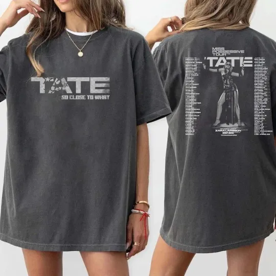 Discover Tate Mcrae The Think Later Tour T-Shirt, Tate Mcrae Merch, Concert Fan Gift Tee