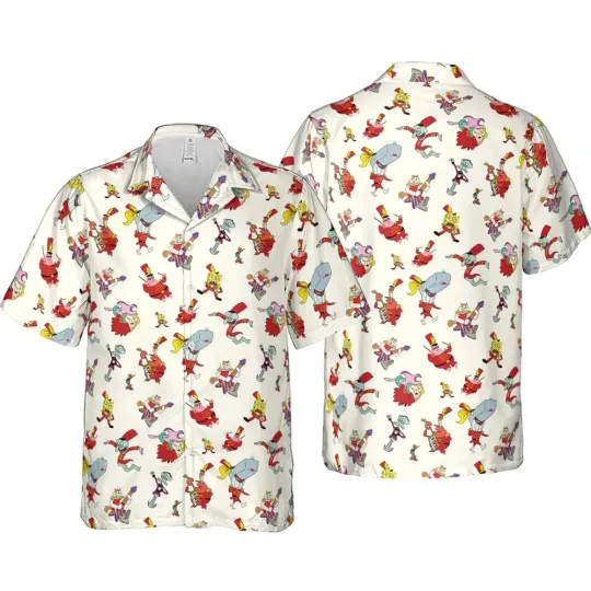 Sweet Victory Spongebob Hawaiian Button Down Shirt