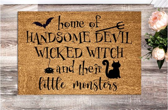 Discover Halloween Doormat - Funny Doormat - Welcome Doormat - Halloween Decor - Porch Decor - Fall Decor - Halloween Decorations - Family Doormat.