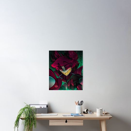 Hazbin Hotel Alastor Poster Wall Print for Bedroom or Living Room