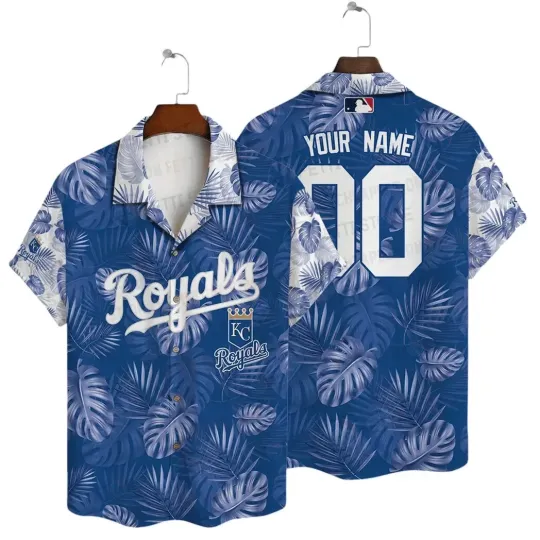 Discover Kansas City Baseball Team Royalss Hawaiian Button Down Shirt