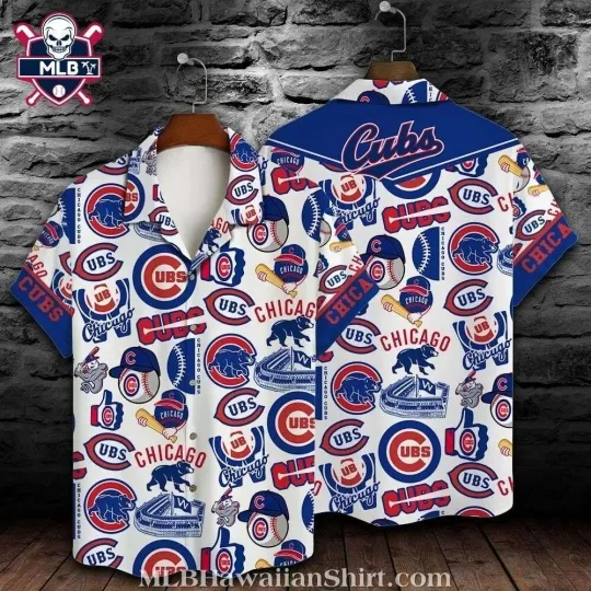 Discover Chicago Baseball Team Cubss Hawaiian Button Down Shirt