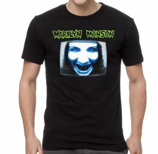 Marilyn Manson Get Your Gunn T-Shirt Official TV Logo LRG