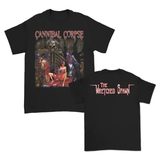 Cannibal Corpse The Wretched Spawn Double Sided T-Shirt LG Official