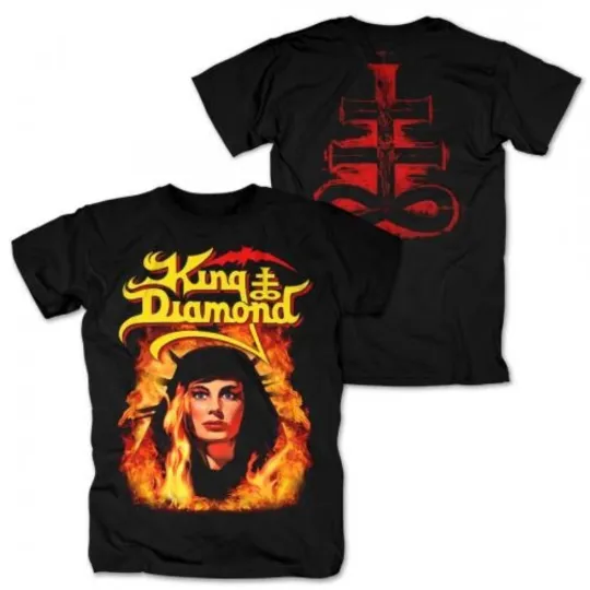 KING DIAMOND Fatal Portrait Double Sided T-Shirt Official Large Mercyful Fate