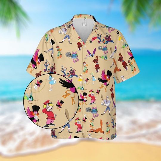 Discover Retro Disney Music Shirt , Make Mine Music Hawaiian Button Up, gift for him, gift for her