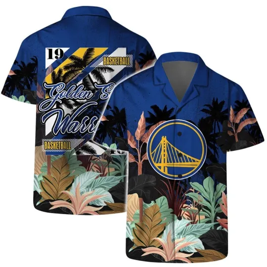 Golden State Basketball Team Warriorss Hawaiian Button Down Shirt