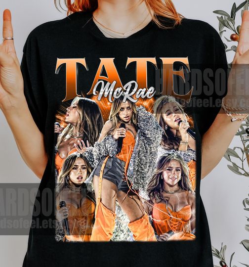 Discover Limited Tate Mcrae Vintage Bootleg T-Shirt, Gift For Women and Man Unisex T-Shirt