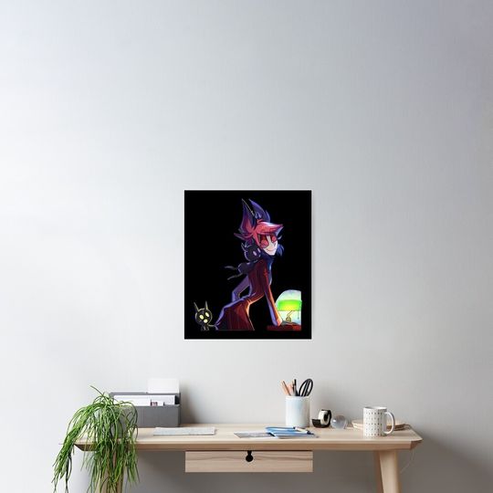 Alastor Hazbin Hotel Poster Wall Art Print for Interior Decor