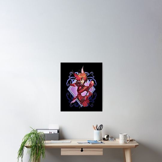 Alastor Hazbin Hotel Poster Wall Art Print for Interior Decor