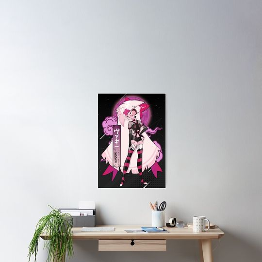 Vaggie Happy - Hazbin Hotel Poster