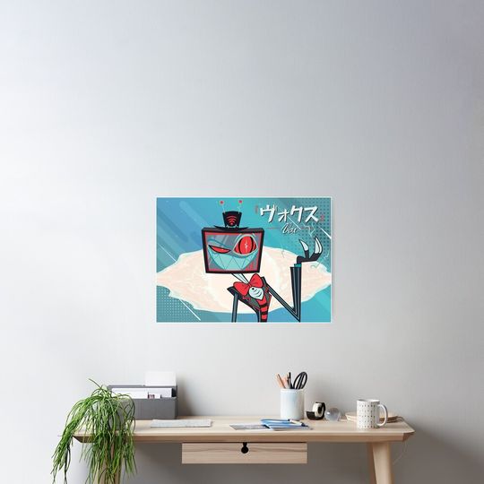 Discover Vox Current Skyness | Hazbin Hotel Poster