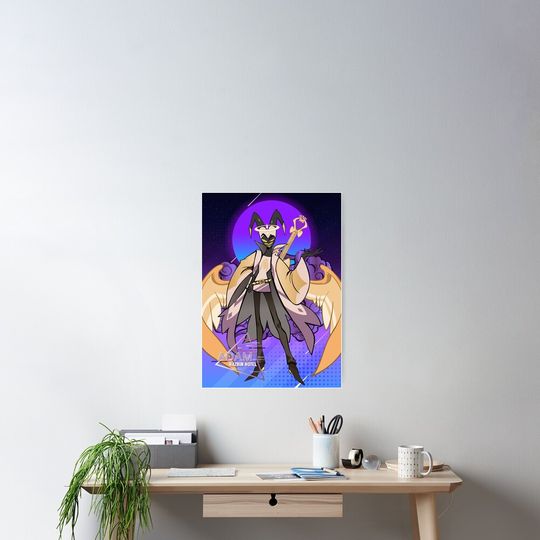 Discover Hazbin Hotel Retro Adam Rock Star Poster