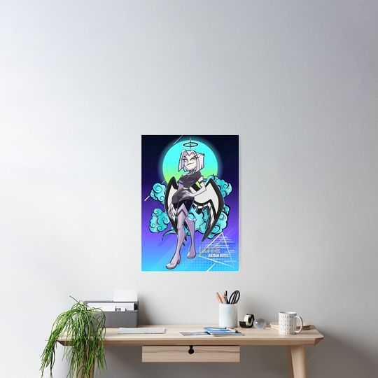 Hazbin Hotel Retro Luella of the Powers Poster