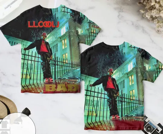 Discover LL Cool J Bigger And Deffer Album Cover 3D T-Shirt