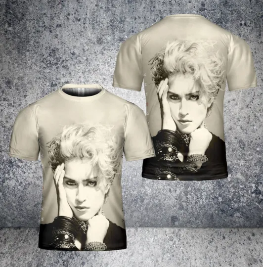 Discover Madonna Debut Album Cover 3D T-Shirt