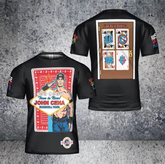 Men's Black 3D T-Shirt Las Vegas Farewell Tour 2025