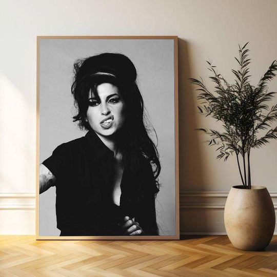 Amy Winehouse Poster - Music & Vintage Art for Home & Living