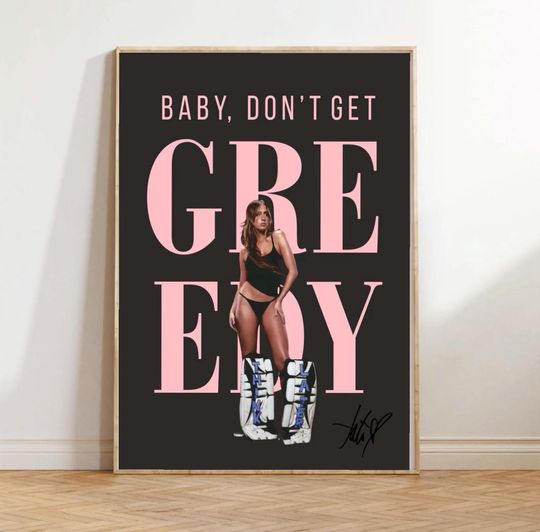 Discover TATE MCRAE POSTER  (Song Greedy Inspired; Digital Print for Dorm Decor)