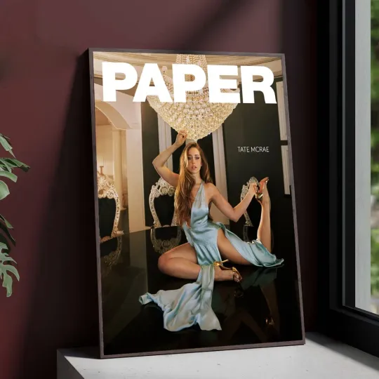 Tate McRae On The Cover Of PAPER Magazine 2025 Poster