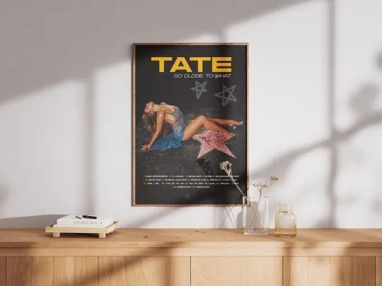 Discover Tate McRae-So Close to What Album Poster,Poster for Fan