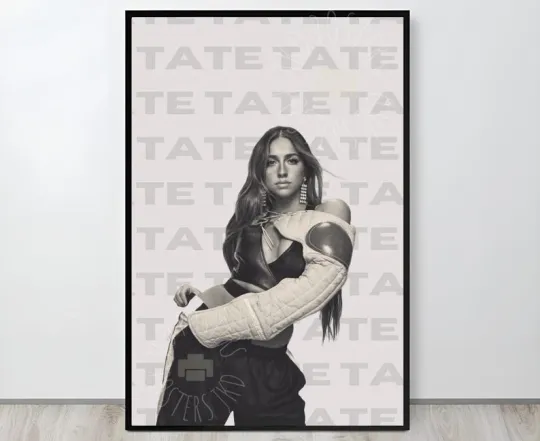 Discover Tate McRae Poster Pop Music Wall Art Album Fan Room Decor Print