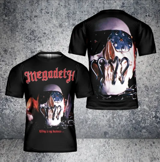 Discover Megadeth Killing Is My Business And Business Is Good Album Cover AOP 3D T-Shirt