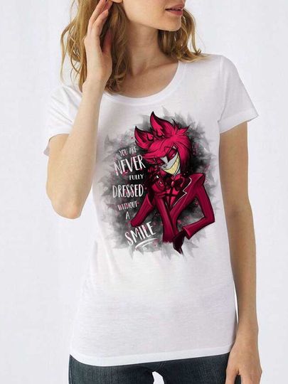 Discover Hazbin Hotel Alastor T Shirt for Women Fashion Graphic Tee
