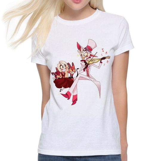 Discover Hazbin Hotel Charlie and Lucifer T-Shirt