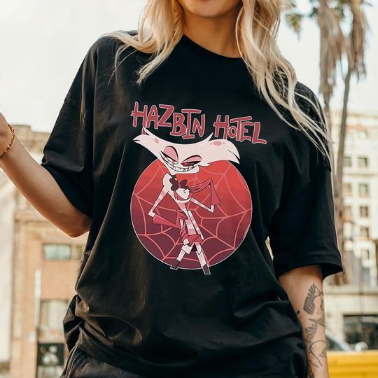 Discover Hazbin Hotel Angel Dust T Shirt Unisex Streetwear Outfit